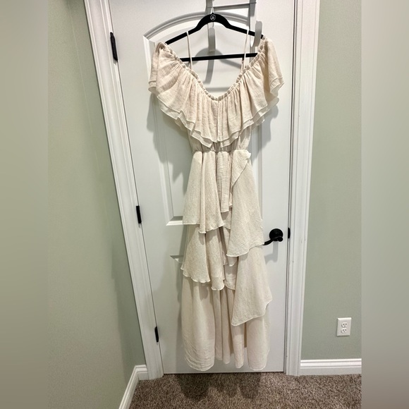 Joyfolie Laurence dress in cream size small - Picture 2 of 4